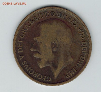 Великобритания 1 пенни 1918 до 29.09.2014   22-00 - 1 14