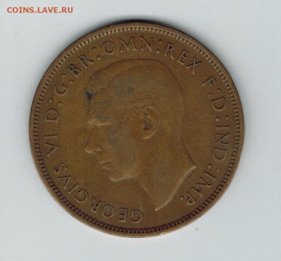 Великобритания 1 пенни 1939 до 29.09.2014   22-00 - 1 11