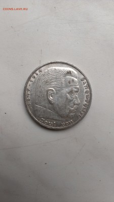 Германия Гинденбург 1936 год 5 марок до 28.09 - IMAG1004
