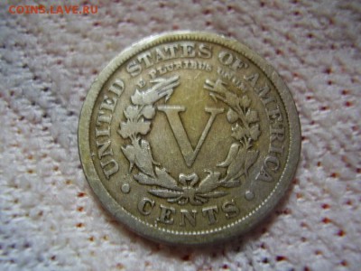 США. 5 центов 1910 - PA300069.JPG