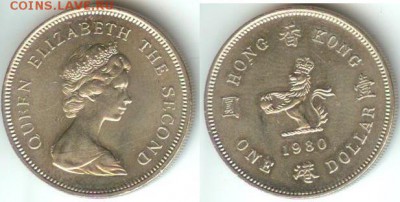 Гонконг 1 доллар 1980 до 21.00 мск 03.10.2014 - Гонконг 1 доллар 1980