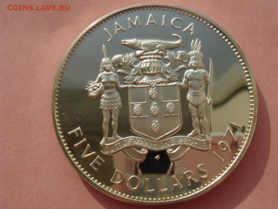 Ямайка: Ag-925 5 долларов 1971 PROOF до 02.10.14 22-00 - Ямайка 5 долларов 1971-1.JPG