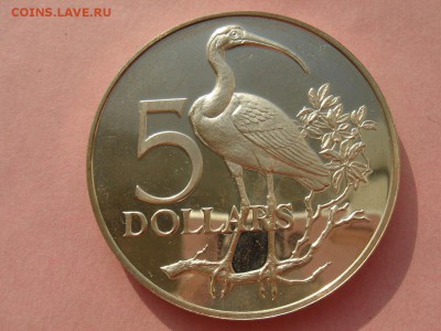 Тринидад и Тобаго: Ag-925 5 долларов 1971 PROOF до 02.10 22 - Тринидад 5 долларов 1971-1.JPG