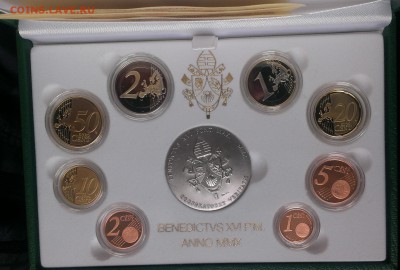 Ватикан набор евро 2010 PROOF до 29.09 недорого - IMAG0720