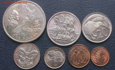 Новая Зеландия 7 монет 1969 UNC до 29.09 - IMAG0790