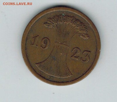 Германия 2 рентенпфеннига 1923 А до 30.09.2014   22-00 - 1 12