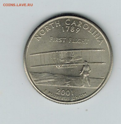 Сша 25 центов 2001 до 30.09.2014   22-00 - 1 3