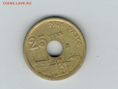Испания 25 песет 1993 до 30.09.2014   22-00 - 1 6