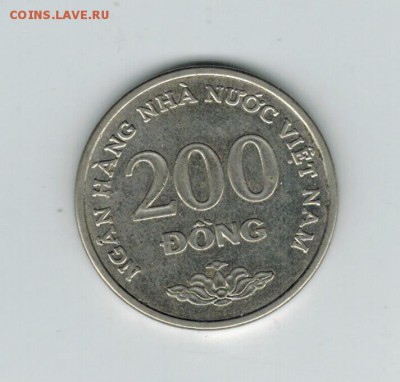 Вьетнам 200 донг 2003 до 30.09.2014   22-00 - 1 9