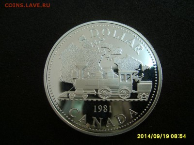 КАНАДА,1 доллар 1981г(паровоз+сертификат)!до 27.09.2014 - S6001997.JPG