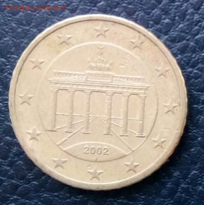 ГЕРМАНИЯ  50 евроцентов 2002 до 03.10.14 - Снимок5