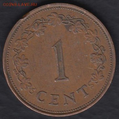 Мальта 1 цент 1972 до 28.09.2014 22-00 - Мальта 1 цент 1972 а