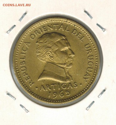 Уругвай 10 песо 1965 до 30.09.2014   22-00 - 1 16