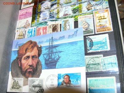 Подборка марок, блоков, картмаксимумов КОРАБЛИ  и ПАРУСНИКИ - P1960151.JPG
