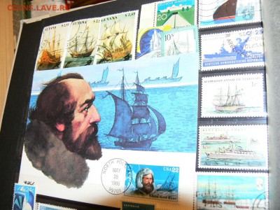 Подборка марок, блоков, картмаксимумов КОРАБЛИ  и ПАРУСНИКИ - P1960148.JPG