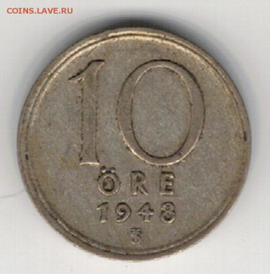 Ag ШВЕЦИЯ 10 ЭРЕ 1948 ДО 02.10.14 В 22.00МСК (9617) - 5-швец10э48а
