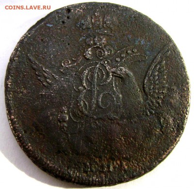 1 копейка 1755 К М (в облаках) оценка - Изображение 3128