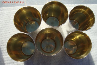 Стопки 6 штук, Платиноприбор, 875 проба - 882
