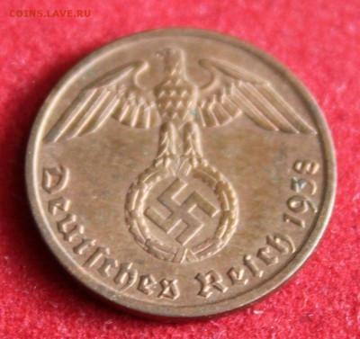 ГЕРМАНИЯ 1 рейхспфенниг 1938г.А СВАСТИКА до 4.10.14г.в 22 - IMG_1377.JPG