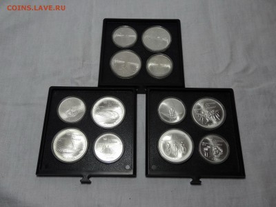 Олимпийские серебряные монеты UNC Proof ОИ-80, ОИ-76 - DSC05112.JPG