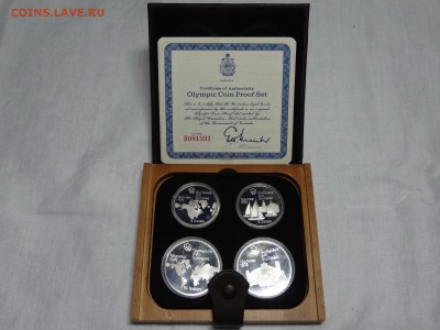Олимпийские серебряные монеты UNC Proof ОИ-80, ОИ-76 - DSC05124.JPG
