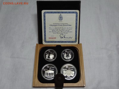 Олимпийские серебряные монеты UNC Proof ОИ-80, ОИ-76 - DSC05123.JPG