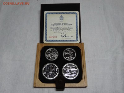 Олимпийские серебряные монеты UNC Proof ОИ-80, ОИ-76 - DSC05116.JPG
