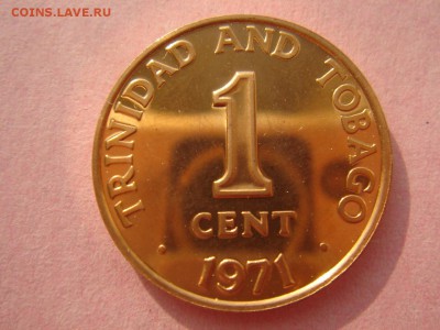 Тринидад и Тобаго: Ag-925 5 долларов 1971 PROOF до 02.10 22 - Тринидад 1 цент 1971-1.JPG