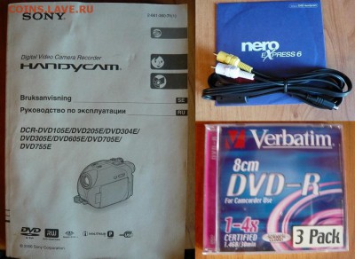 Видеокамера "SONY" DCR-DVD205 на монеты по теме "II мировая" - 1