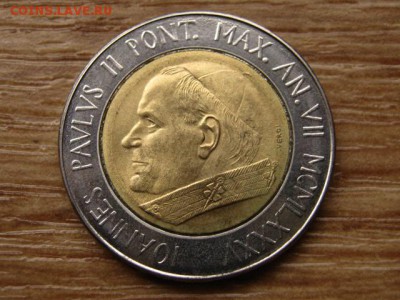 Биметалл Ватикан 500 лир 1985 до 01.10.14 в 21.00 М - IMG_4938