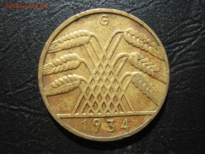 ГЕРМАНИЯ 10 рейхспфеннигов 1934 G. РЕДКАЯ. До 06.10.2014. - Изображение 11962