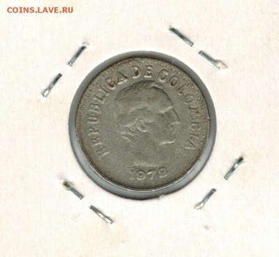 Колумбия 10 сентаво 1972 до 02.10.2014   22-00 - 1 14