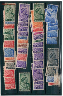 Марки брит.колоний 1948 (45шт+) до 06.10.14 в 22.00мск (А14) - 2-содр