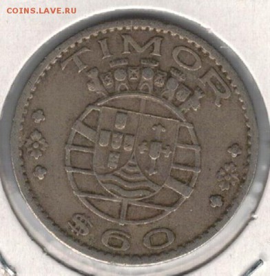 Тимор 60 сентаво 1958 до 06.10.14 в 22.00мск (9997) - 4-тим1