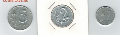 Литва 3 монеты 1991 до 03.10.2014   22-00 - 1 9