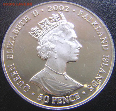 Британские Фолкленды_памятные 50 пенсов 2002; до 02.10_22.00 - 8452