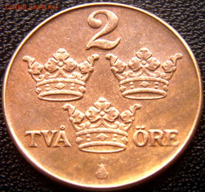 Швеция_2 эре 1950. Отличное качество; до 02.10_22.10мск - 5651