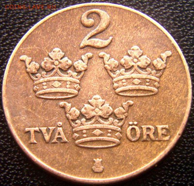 Швеция_2 эре 1938. Отличное качество; до 02.10_22.12мск - 5647
