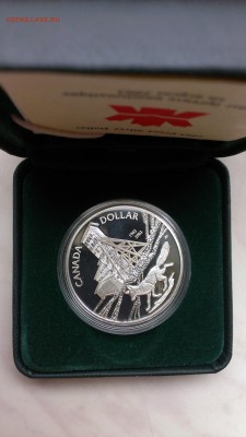 Канада 1 доллар 2003 Лиса серебро до 5.10 - IMAG1052