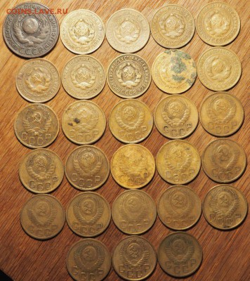 28 монет 3 копейки 1924-1957гг. до 08.10.14 в 22.00 - PA020236.JPG