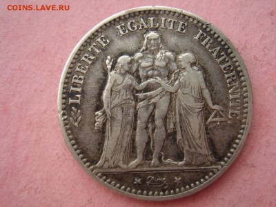 Франция: Ag-900 5 франков 1874 до 09.10.14, 22-00 - Франция 5 франков 1874-2.JPG