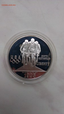 США 1 доллар 1995 Олимпиада Атланта 1996 Велосипед до 5.10 - IMAG1114