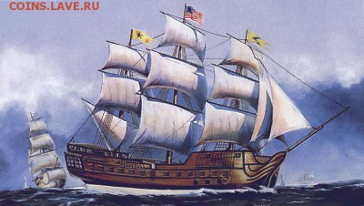 Монеты с Корабликами - bonhomme_richard