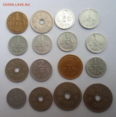 Монеты мира. Предпродажная оценка - смесь румыния.JPG