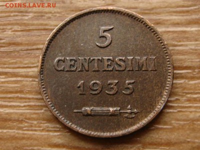 ...Сан Марино 5 чентезимо 1935 до 06.10.14 в 21.00 М - IMG_5306