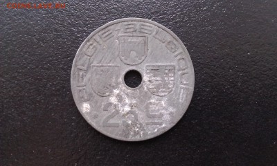 Бельгия - Немецкая оккупация 25 центов 1946 до 9.10 _ 22:00 - IMAG2567