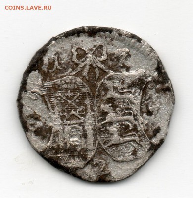 Ливонез 2 копейки 1757, передача в Москве - liv12001