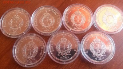 МАЛЬТИЙСКИЙ ОРДЕН 10лир 2005г. 7монет - 20141005_145014
