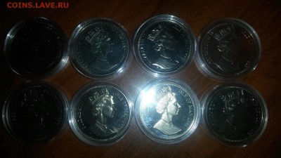 Остров Мэн Кроны серии Паровозы 8 шт. - 20141005_145715