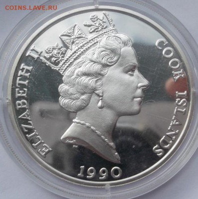 50 долларов 1990 Острова Кука пруф капсула до 10 10 23-00 мс - DSCF5171